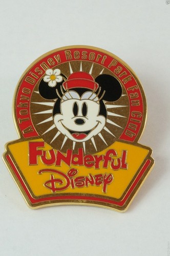 Tokyo disney resort pin fan - pin,